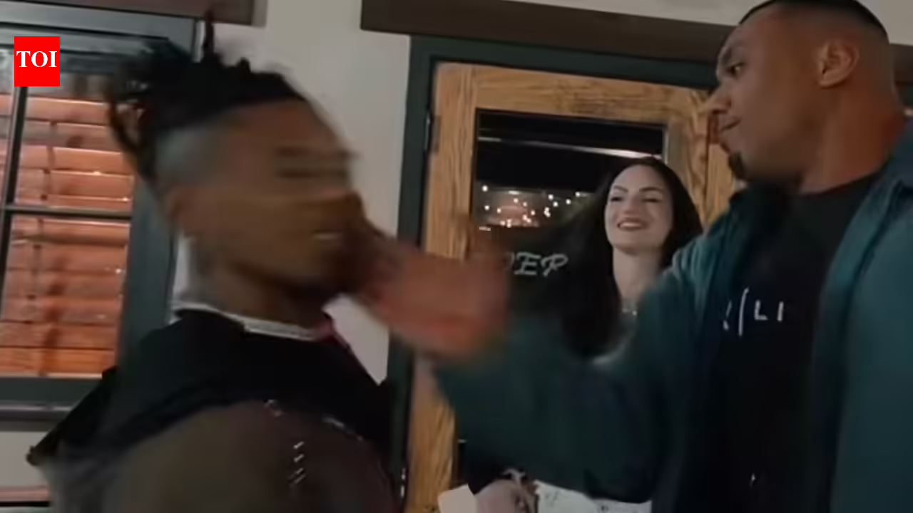 Larry Wheels slaps Deen the Great after he flirts with wife Sheyla Wheels on Quinton “Rampage” Jackson’s double-date livestream | International Sports News