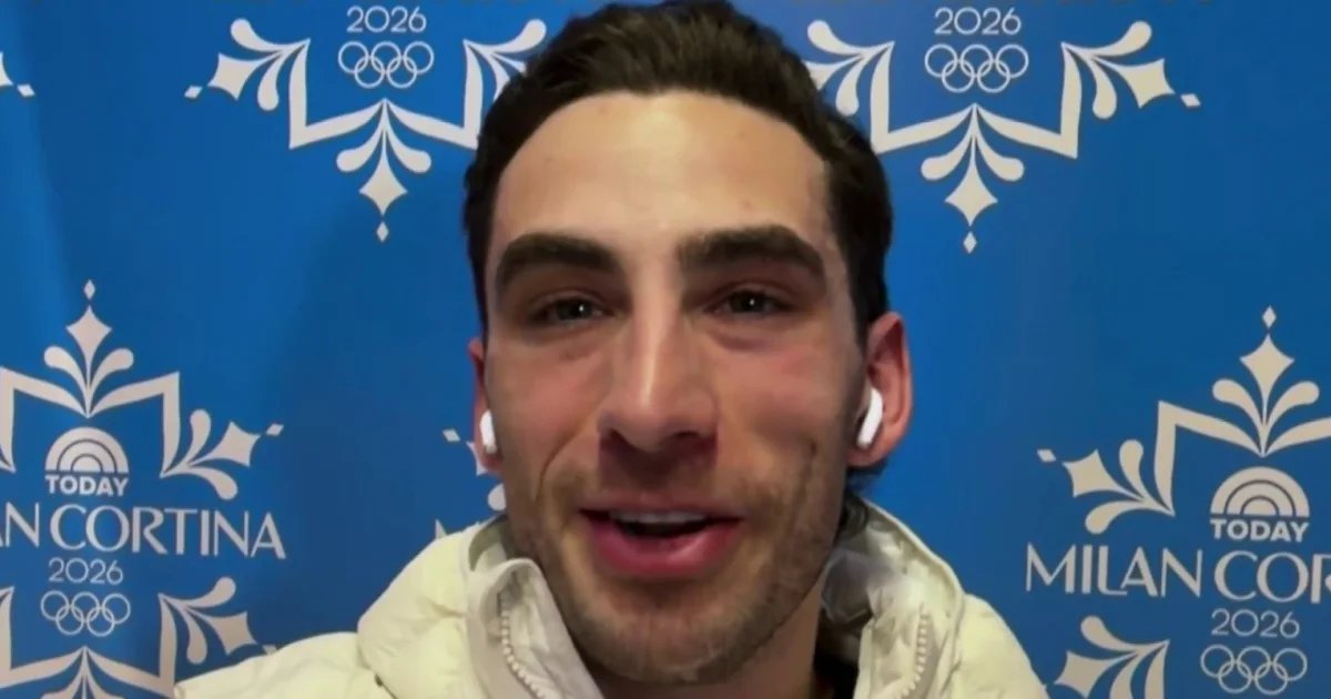 Team USA's Emery Lehman on winning silver in men's speedskating