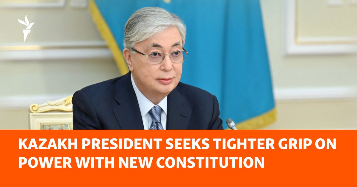 Kazakh President Seeks Tighter Grip On Power With New Constitution