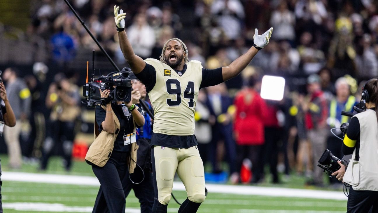 Sources: Saints franchise sack leader Jordan to be free agent