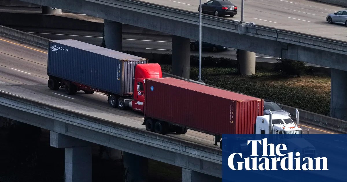 Immigrant truck drivers are vital to the economy. ICE crackdown is forcing them off roads | US immigration