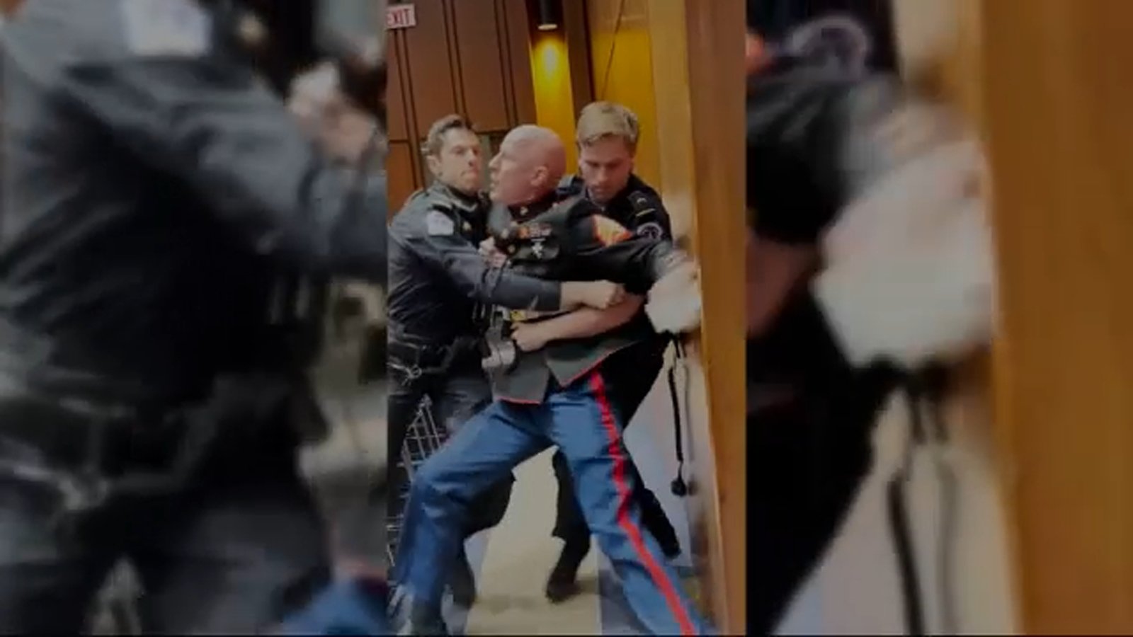 North Carolina firefighter, Marine veteran charged after protesting war in Iran at Senate hearing