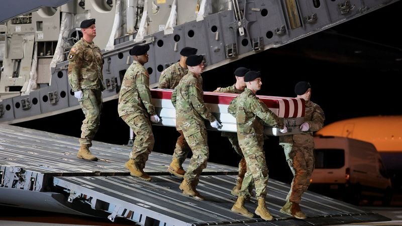 Sgt. Benjamin Pennington: Seventh US service member killed in Iran war brought home in dignified transfer