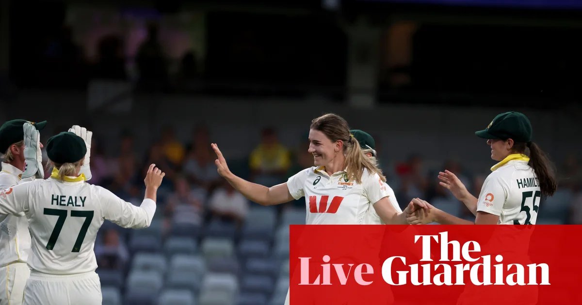 Australia v India: one-off women’s cricket Test, day one – live | Australia women's cricket team