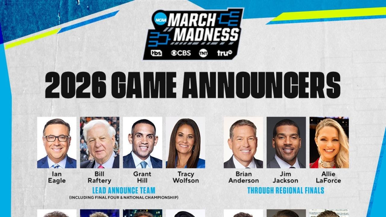 CBS Sports and TNT Sports Announce 2026 NCAA Division I Men’s Basketball Championship Commentator Teams