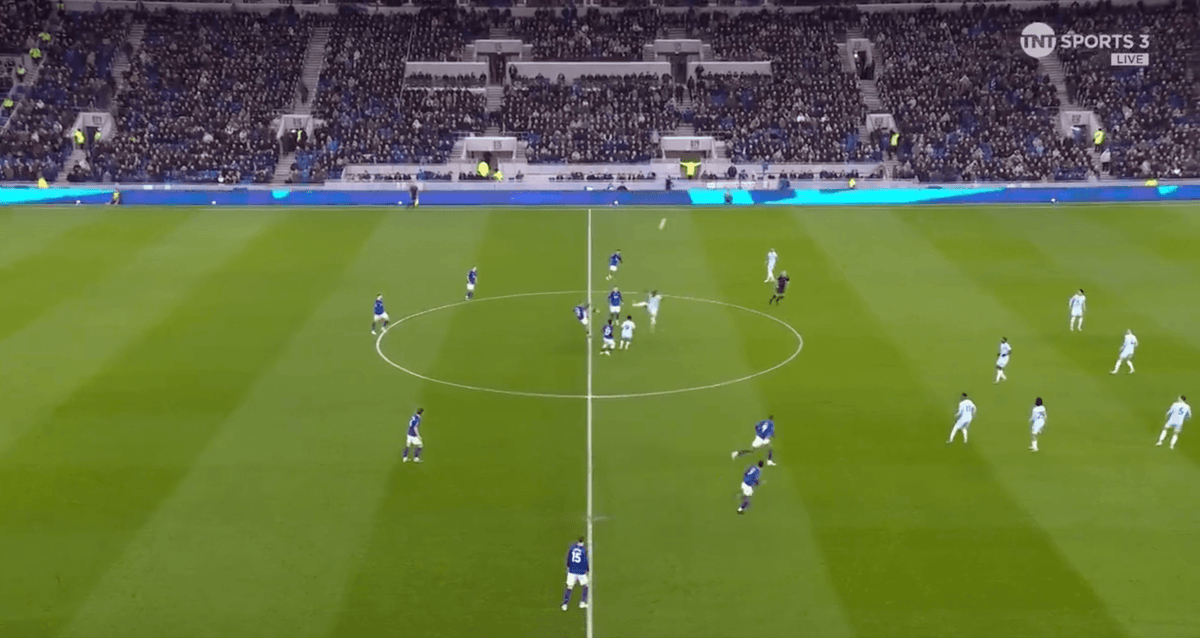 Why are Everton using this unusual kick-off technique?