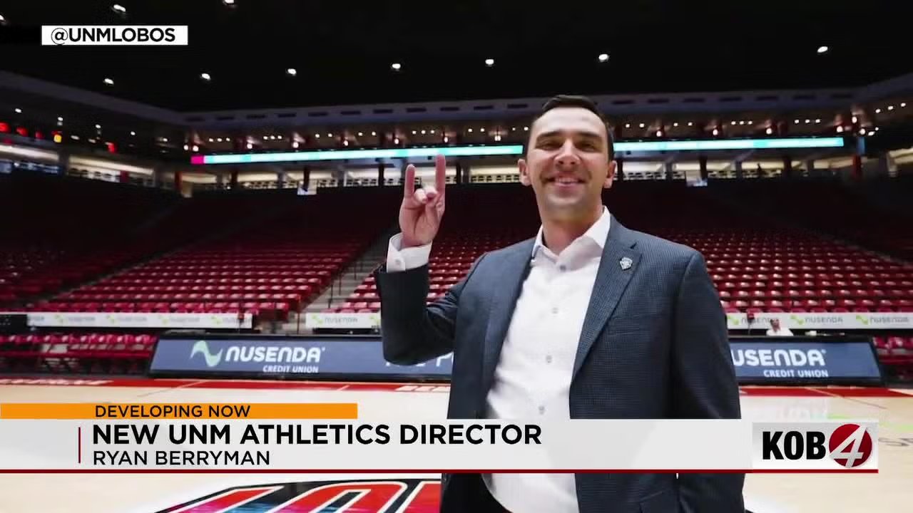UNM appoints New Mexico native Ryan Berryman as athletics director