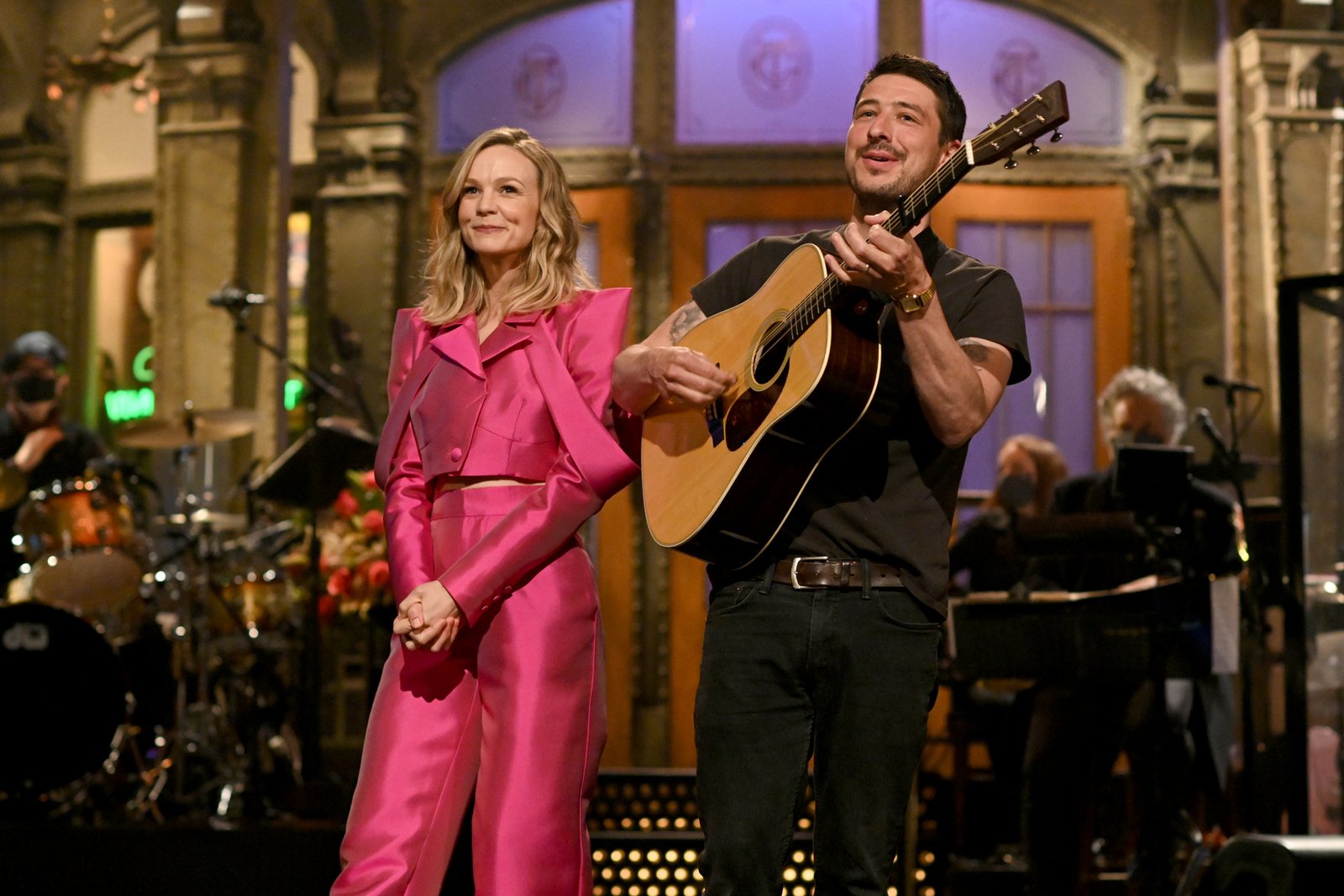 Marcus Mumford Once Crashed Wife Carey Mulligan's SNL Monologue