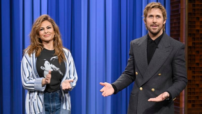 Eva Mendes gets birthday surprise from Ryan Gosling — on national TV