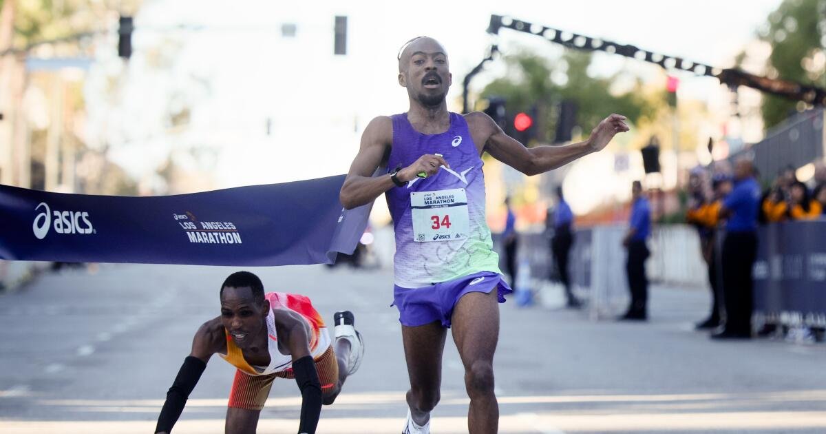 Nathan Martin wins closest L.A. Marathon in race history