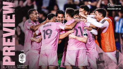 MATCH PREVIEW: Inter Miami CF Set to Visit Nashville SC for Champions Cup Round of 16 First Leg