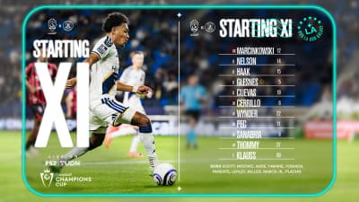 Starting XI: LA Galaxy vs Mount Pleasant FA | March 11, 2026