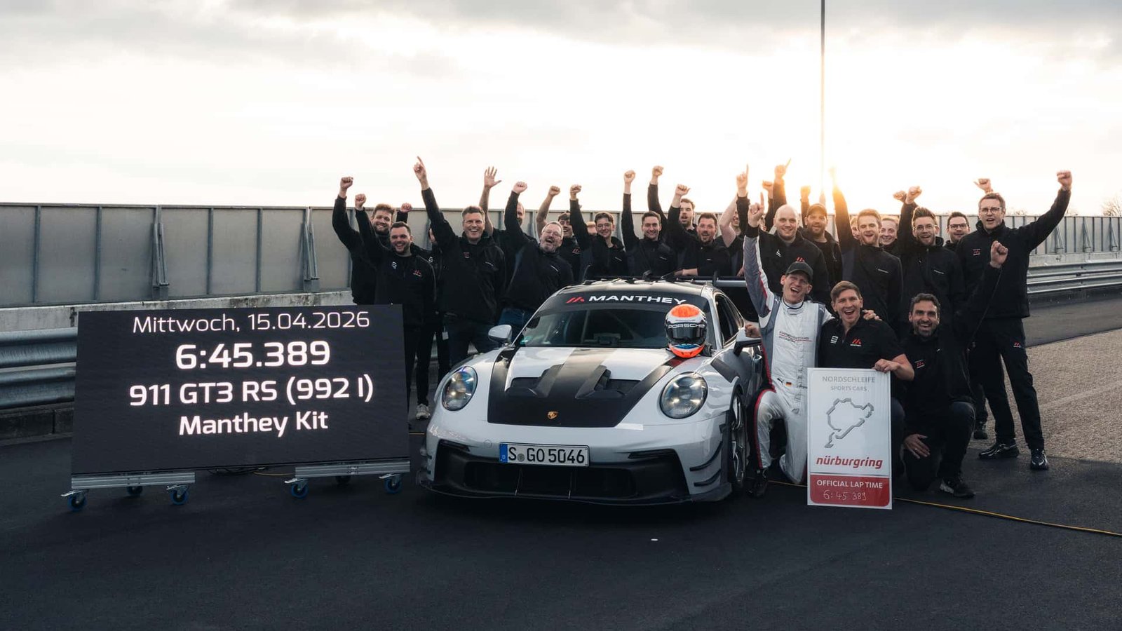It's No Mustang: 911 GT3 RS WIth Manthey Kit Sets Nürburgring Lap Time